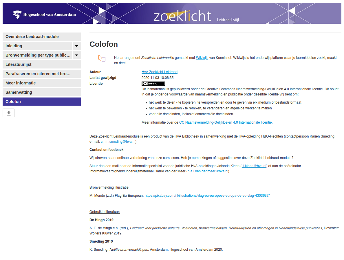 Auteursrecht de kleine letters uitvergroot Wikiwijs