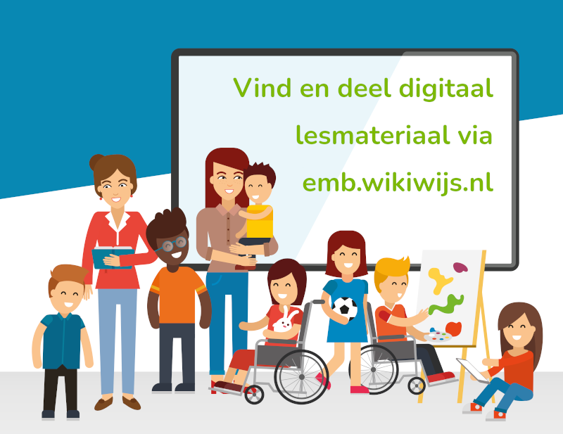 Vind en deel digitaal lesateriaal via emb.wikiwijs.nl